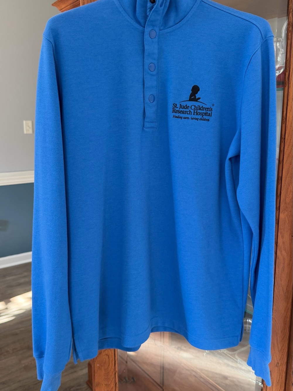 Camp David Men’s Blue Long-Sleeve St. Jude Pull Over